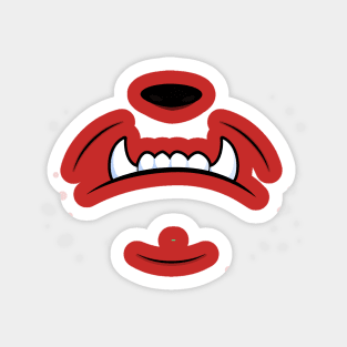 Cute Monster Face Sticker